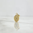 Pendant Virgen Milagrosa 0.45gr / 1.7cm / Stamped Border Charger Yellow Gold