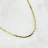 Cadena Espejo 4.3gr / 45cm / 2mm Oro Amarillo +3