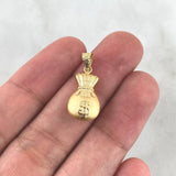Pendant Money Bag 0.5gr / 1.8cm / 18K Gold