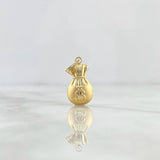 Money Bag Pendant 0.5gr / 1.8cm / 18K Gold *