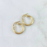 Lore Hoop Earrings 1.1gr / 1.5cm / 18K Gold *