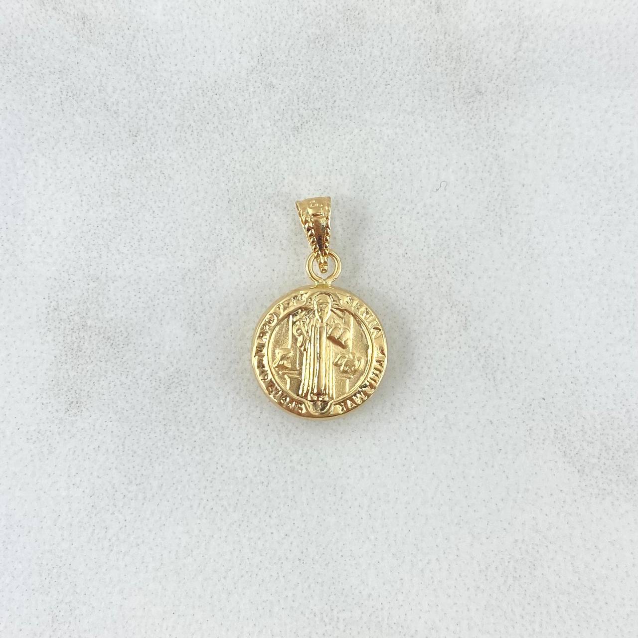 Pendant San Benito 0.8gr / 2cm / Stamped - Yellow Gold Edged Charger