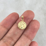 Pendant San Benito 0.8gr / 2cm / Stamped - Yellow Gold Edged Charger