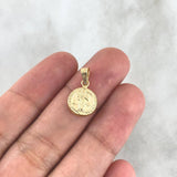Pendant San Benito 0.55gr / 1.8cm / Stamped - Smooth Yellow Gold Charger