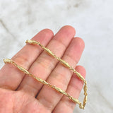Rustic Dubai Chain 8.45g / 24 in / 3.1mm Yellow Gold 18K