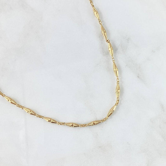 Rustic Chain Dubai 35.8gr / 60cm / 4.3mm 18K Yellow Gold