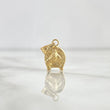 Pendant Horseshoe Horse 0.5gr / 1.7cm / Smooth Charger 18K Yellow Gold ©