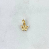 Pendant Butterfly 0.3gr / 1.3cm / Stamped Yellow Gold