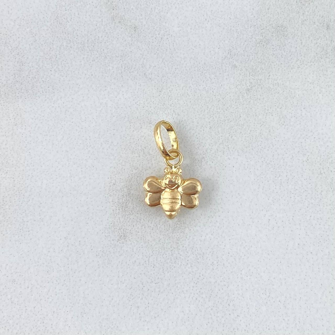 Pendant Bee 0.3gr / 1.4cm / Yellow Gold Stamped