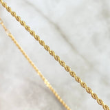 Rope Chain 0.85gr / 17 3/4 in / 18K Gold +3 ©