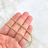 Rope Chain 0.85gr / 17 3/4 in / 18K Gold +3 ©