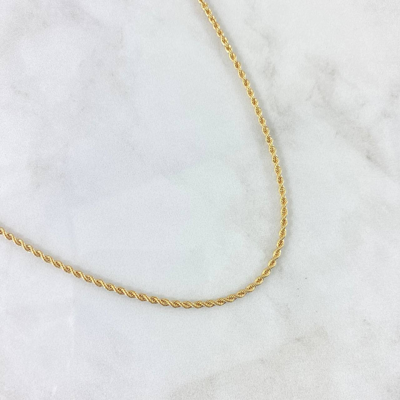 Rope Chain 0.85gr / 17 3/4 in / 18K Gold +3 ©