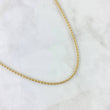 Rope Chain 0.85gr / 17 3/4 in / 18K Gold +3 ©