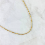 Rope Chain 0.85gr / 17 3/4 in / 18K Gold +3 ©
