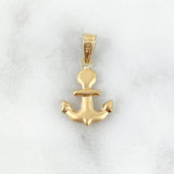 Pendant Matte 1.05gr / 2.8cm / Stamped - Smooth Yellow Gold Charger