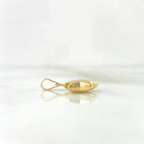 Pendant Star 0.65gr / 2cm / Stamped - Smooth Yellow Gold Clasp