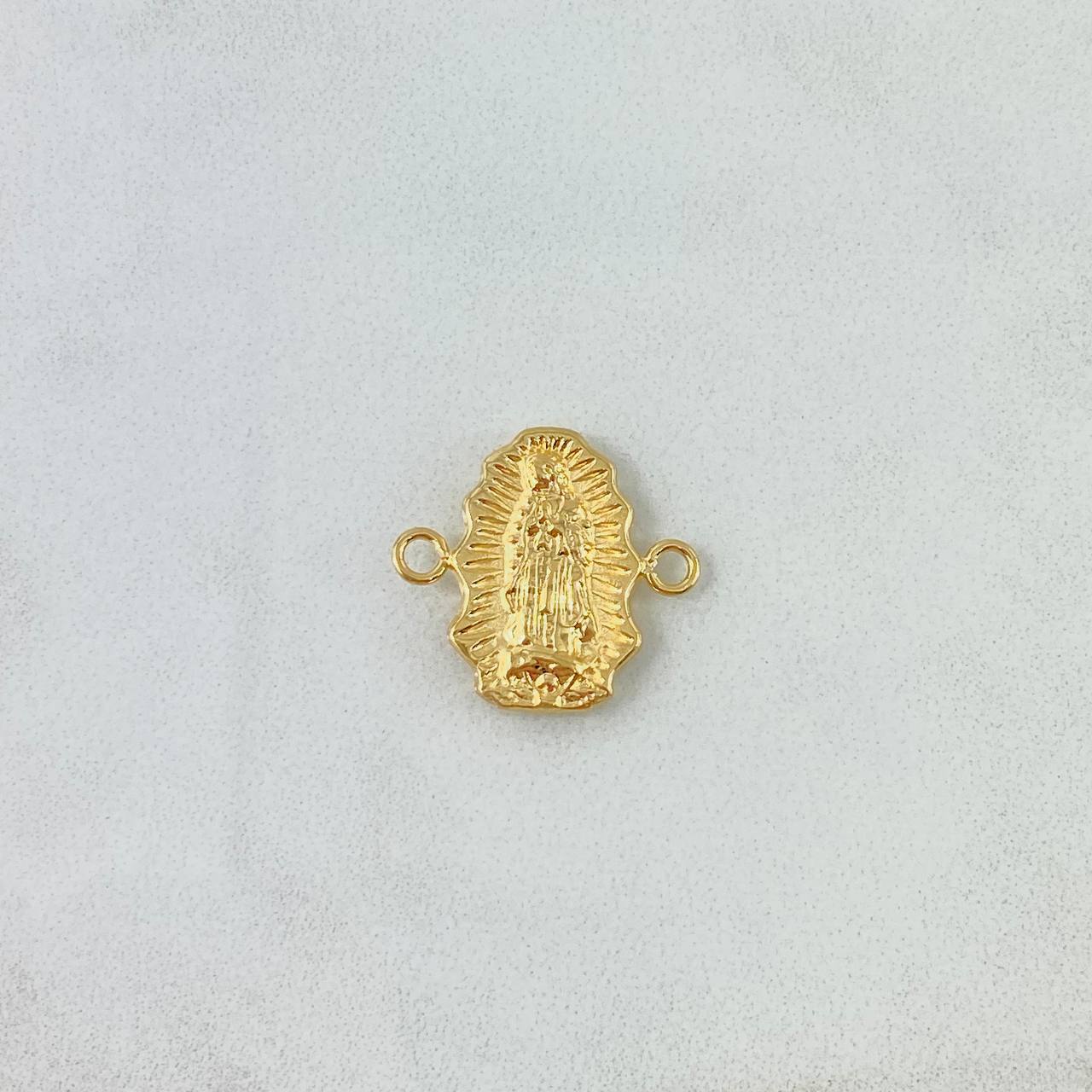 Herraje Virgen Guadalupe 0.5gr / 1.4cm / Silueta Oro Amarillo 18K ©