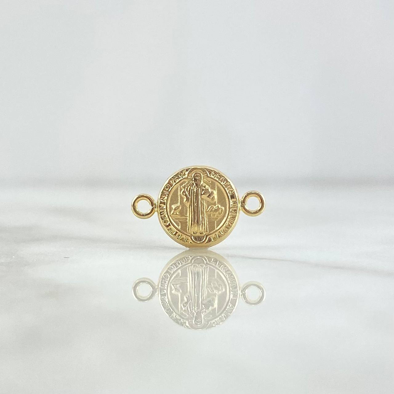 Herraje San Benito 1.1gr / 2.1cm / Troqueado Oro Amarillo 18K ©