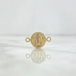 Herraje San Benito 1.1gr / 2.1cm / Troqueado Oro Amarillo 18K ©