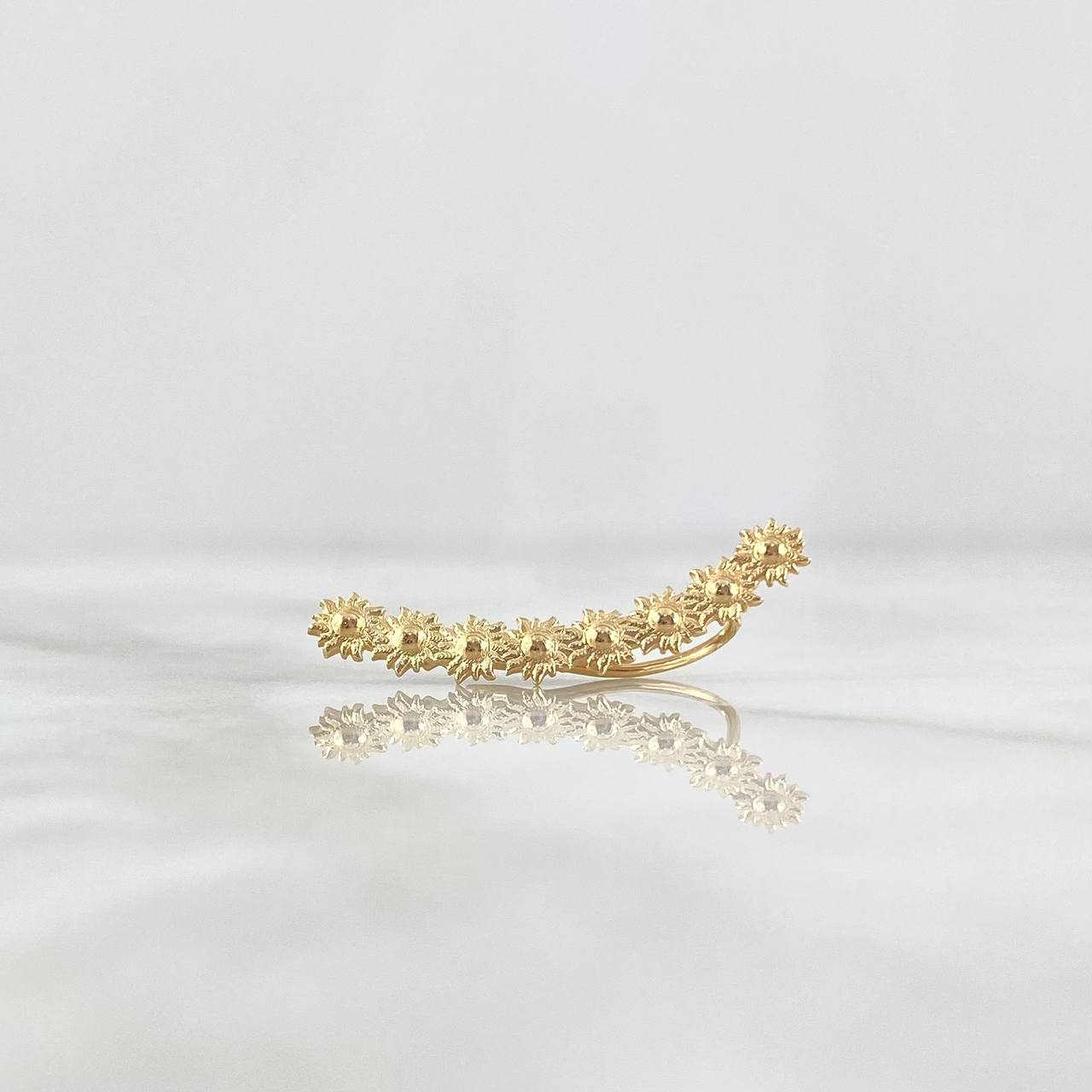 Piercing Earcuff Sun Line Simulator 1.05gr / 2.9cm / Yellow Gold (Jewel)