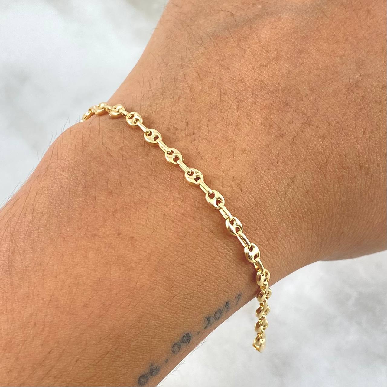 Bracelet Gc 2.65 g / 8 in / 3.7 mm Yellow Gold 18K