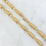 Rustic Chain Barrel Striped 21.5gr / 65cm / Yellow Gold