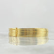 Bracelet Weekly Ring 11.2gr / 21cm / 10mm Smooth Yellow Gold +4 ©