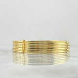 Bracelet Weekly Ring 11.2gr / 21cm / 10mm Smooth Yellow Gold +4