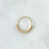 Anillo Circulos Ondulados 1.75gr / T5 3/4 / Circones Multicolores Oro Amarillo