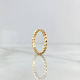 Diamond-Shaped Eye Ring 1.8gr / T6 / Multicolored Zircons Yellow Gold