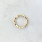 Diamond-Shaped Eye Ring 1.8gr / T6 / Multicolored Zircons Yellow Gold