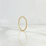 Braided Ring 1gr / T5 1/2 / Thick 18K Yellow Gold