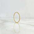 Thin Braided Ring 1.25gr / T7 / 18K Yellow Gold