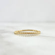 Braided Ring 1.15gr / T5 3/4 / Smooth 18K Yellow Gold ©