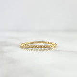 Braided Ring 1.2gr / T7 / Thick 18K Yellow Gold