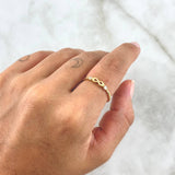 Infinite Spark Ring 1.5gr / Size 6 3/4 / White Zircons Yellow Gold