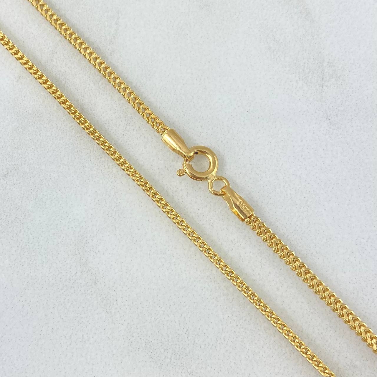 Franco Chain 4.45gr / 60cm / 1.5mm Yellow Gold +4 18K