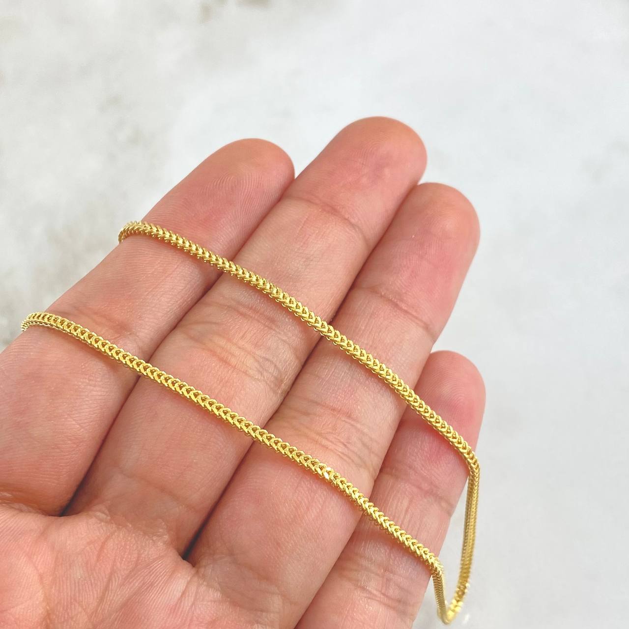 Franco Chain 4.45gr / 60cm / 1.5mm Yellow Gold +4 18K
