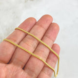 Franco Chain 4.45gr / 60cm / 1.5mm Yellow Gold +4 18K