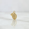 Dije Virgen De Guadalupe 0.3gr / 1.5cm / Ovalo Troquelado Oro Amarillo 18K
