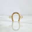 Herraje Herradura 0.65gr / 1.9cm / Troquelado Oro Amarillo