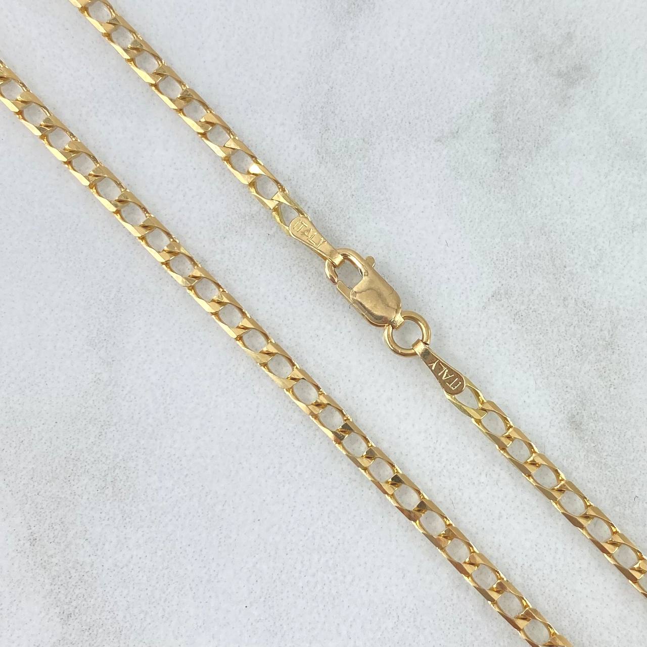Cadena Panzer 13.85gr / 60cm / 3.3mm Oro Amarillo +1 18K