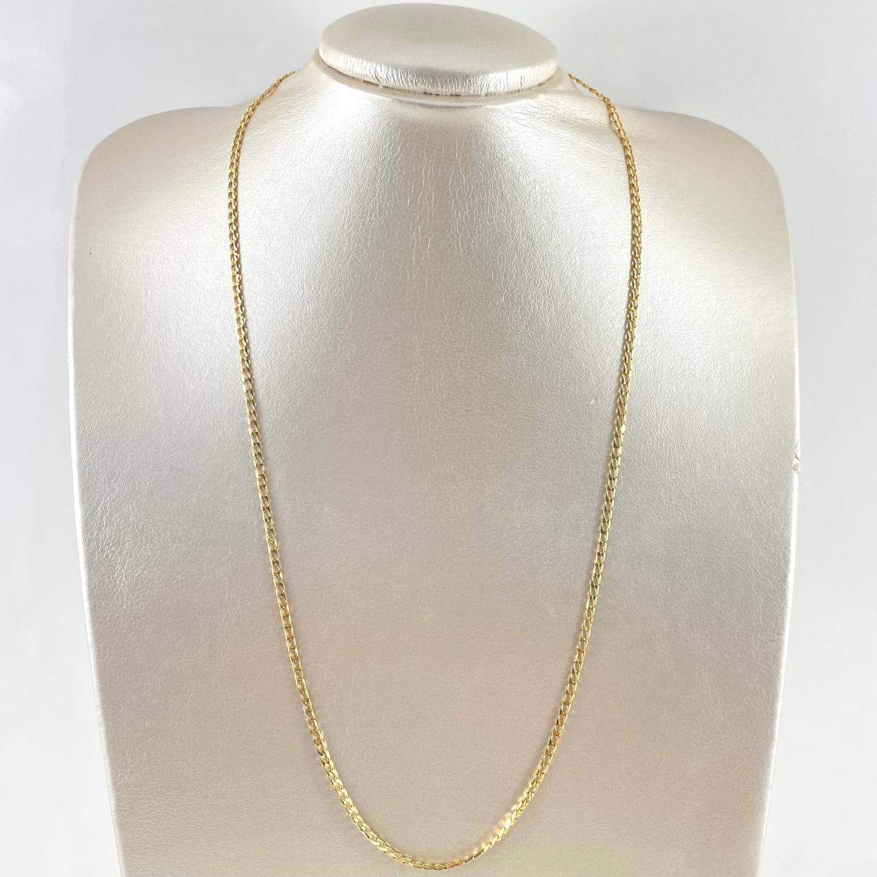 Pancer Chain Panzer Chain 13.65gr, 18K 750 Gold – Napoleone Joyas USA