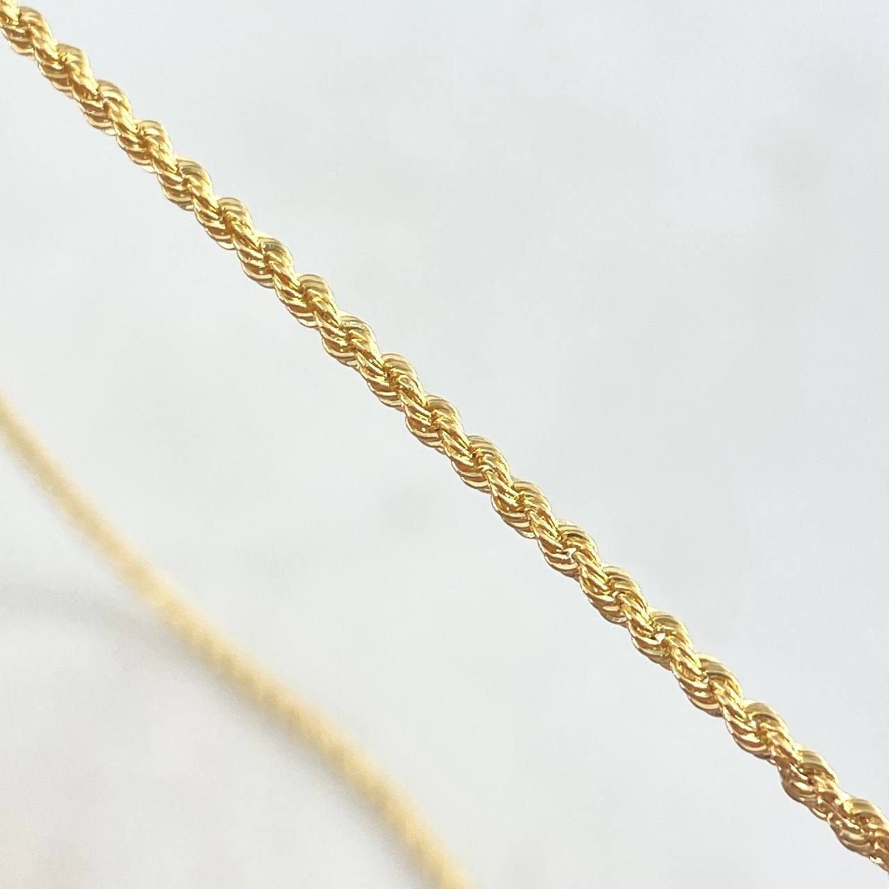 Cadena Lazo 1.7gr / 19 3/4 in / Oro Amarillo +3 18K !