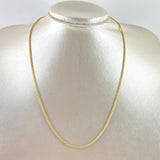 Cadena Lazo 1.7gr / 19 3/4 in / 1.7mm Oro Amarillo +3 18K *