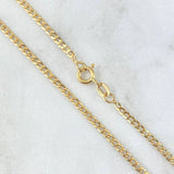 Cuban Links 3.1gr / 60cm / 2.4mm Yellow Gold +0 18K