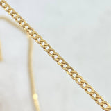 Cuban Links 2.85gr / 60cm / 2.4mm Yellow Gold +1 18K