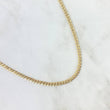 Cadena Cubana 6.25gr / 23 1/2 in / 3.2mm Oro Amarillo 18K *