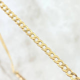 Cadena Cubana 6.25gr / 23 1/2 in / 3.2mm Oro Amarillo 18K *