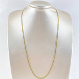 Cadena Cubana 6.25gr / 23 1/2 in / 3.2mm Oro Amarillo 18K *